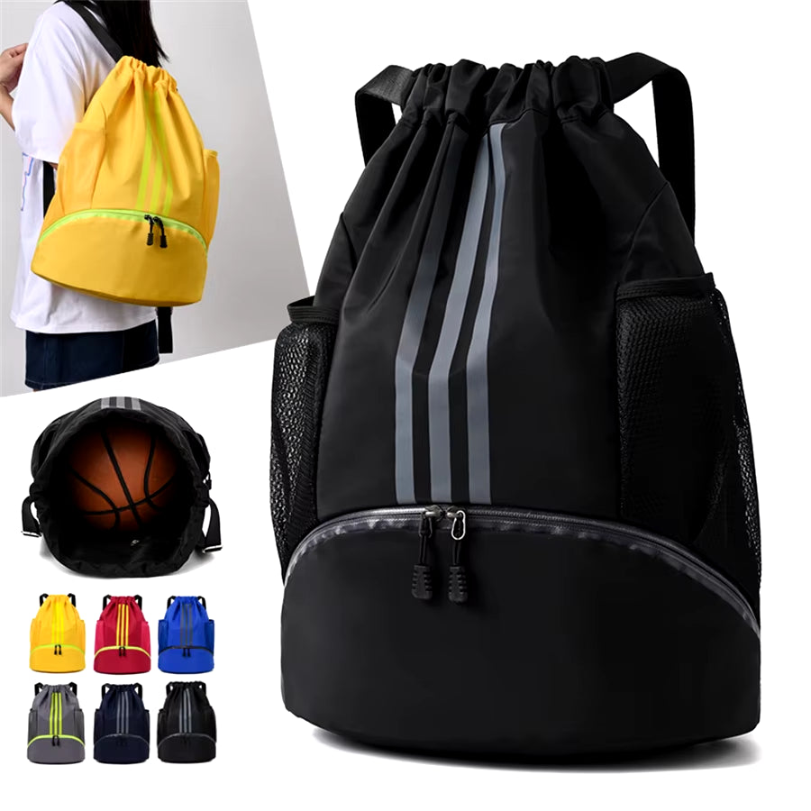 Strikeline Performance Drawstring Gym Backpack – Lightweight, Durable Storage for Training & Sport